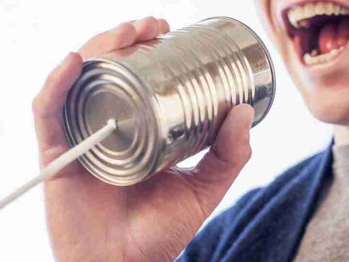 tin can speak talk microphone can 238488