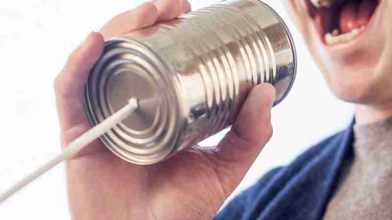 tin can speak talk microphone can 238488
