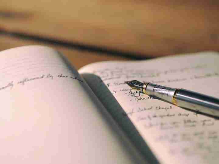 notebook notes pen writing diary 1840276