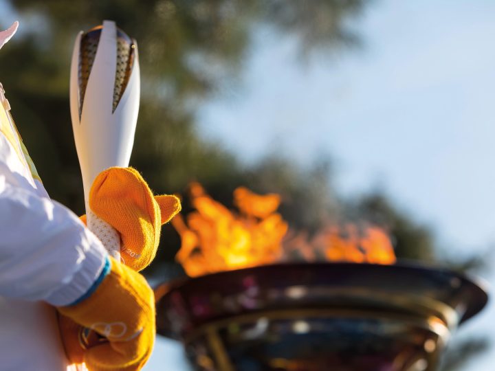 Winter Olympics torch
