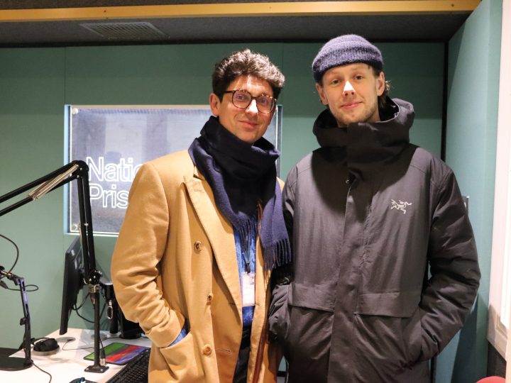 Author Andy West (left) and actor Josh Finan