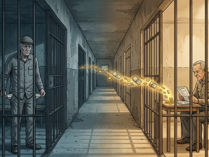 Two-tier imprisonment of pensioners