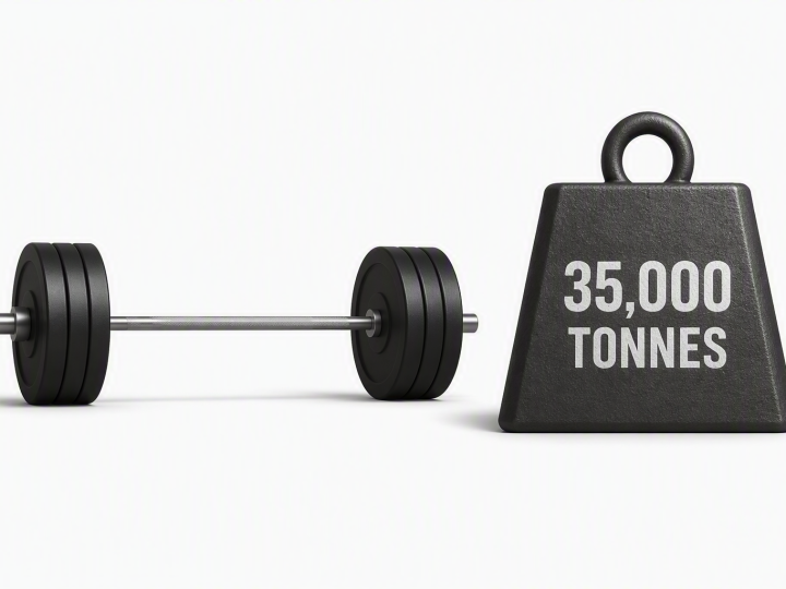 The 35,000-tonne deadlift